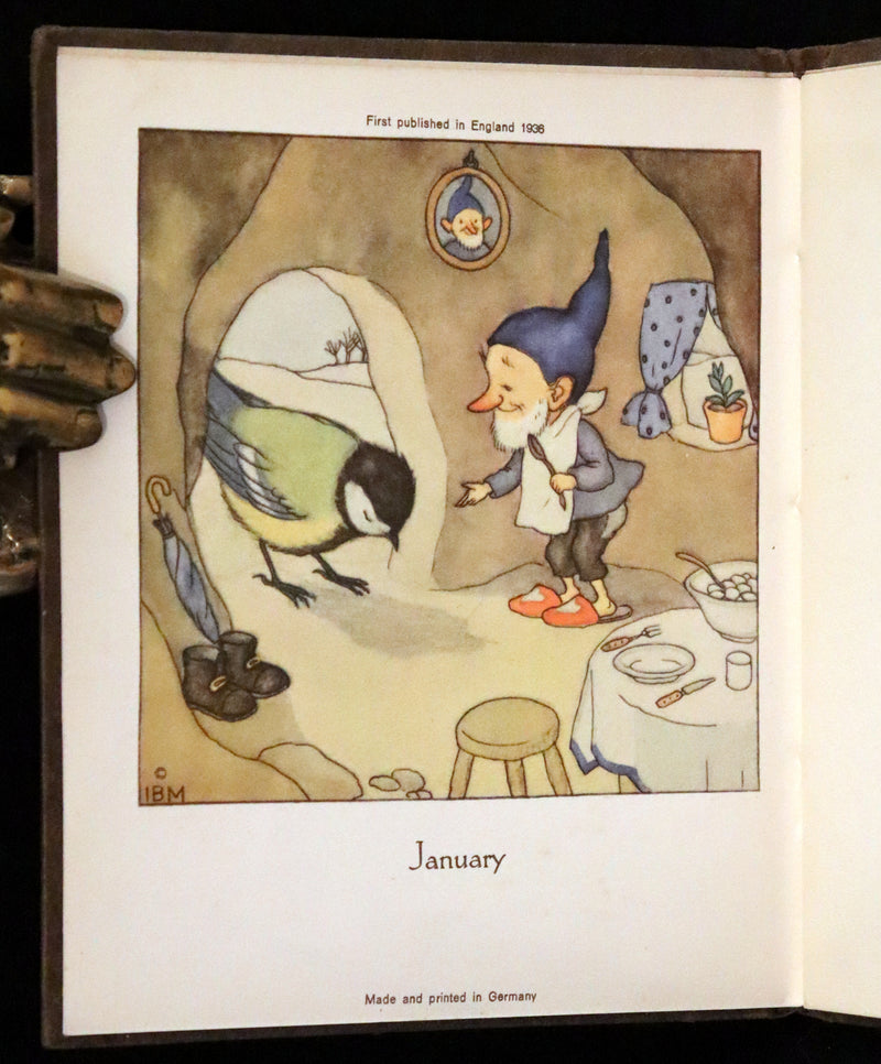 1936 Scarce First UK Edition - THE GNOME'S ALMANACK by Ida Bohatta translated by June Head.