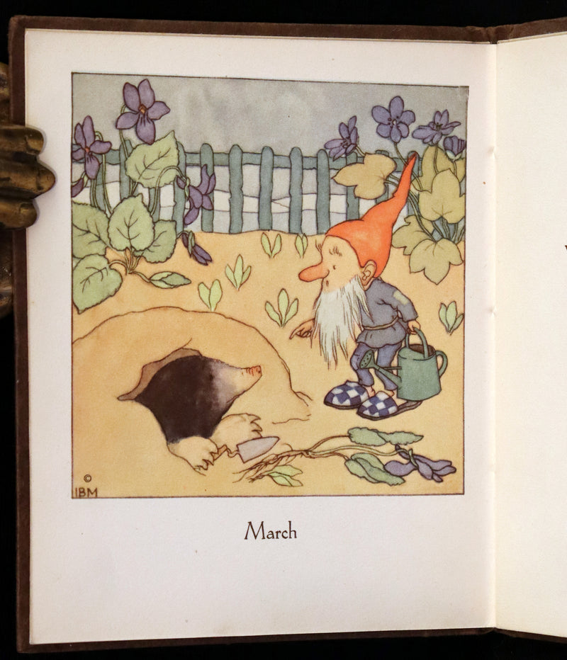 1936 Scarce First UK Edition - THE GNOME'S ALMANACK by Ida Bohatta translated by June Head.