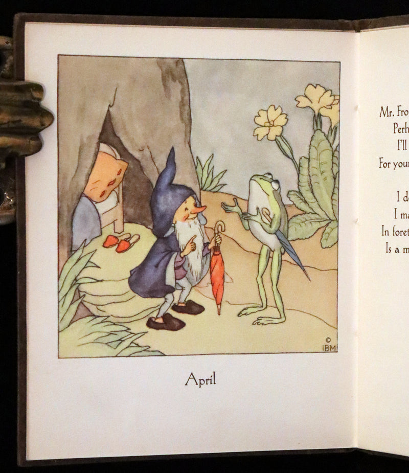 1936 Scarce First UK Edition - THE GNOME'S ALMANACK by Ida Bohatta translated by June Head.