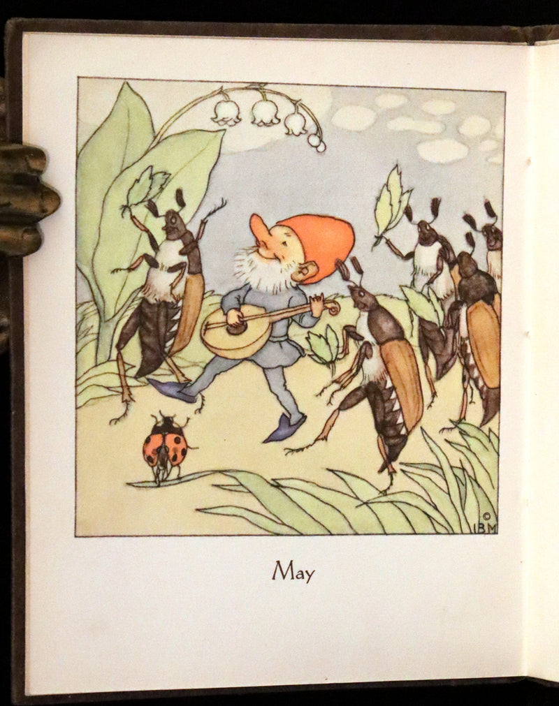 1936 Scarce First UK Edition - THE GNOME'S ALMANACK by Ida Bohatta translated by June Head.