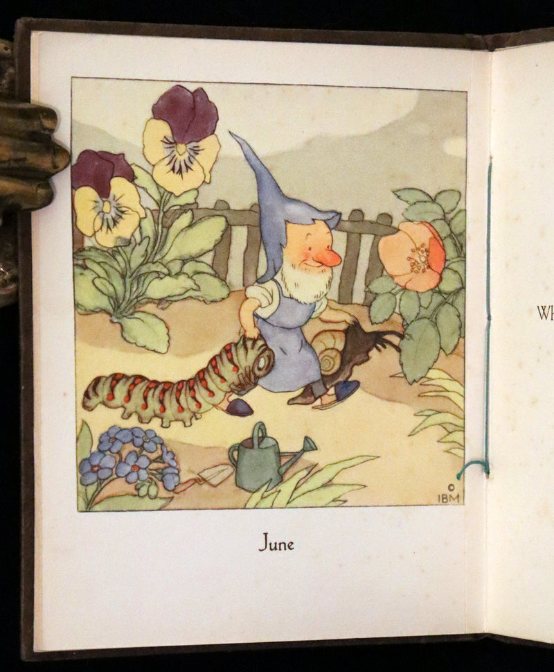 1936 Scarce First UK Edition - THE GNOME'S ALMANACK by Ida Bohatta translated by June Head.