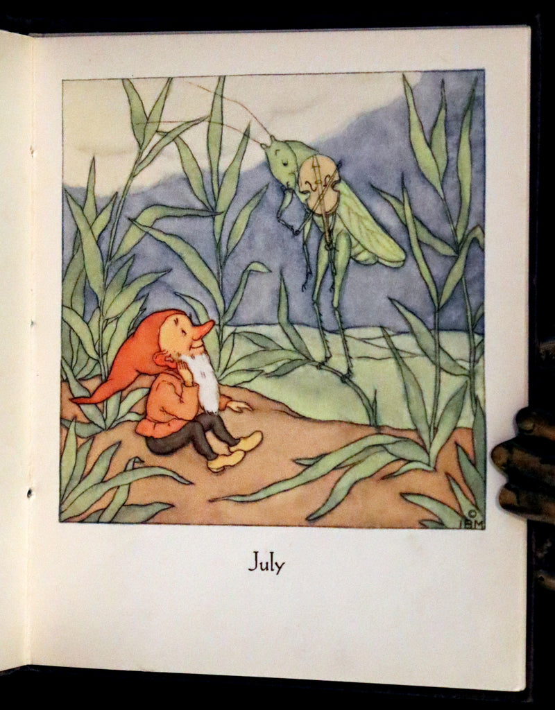 1936 Scarce First UK Edition - THE GNOME'S ALMANACK by Ida Bohatta translated by June Head.