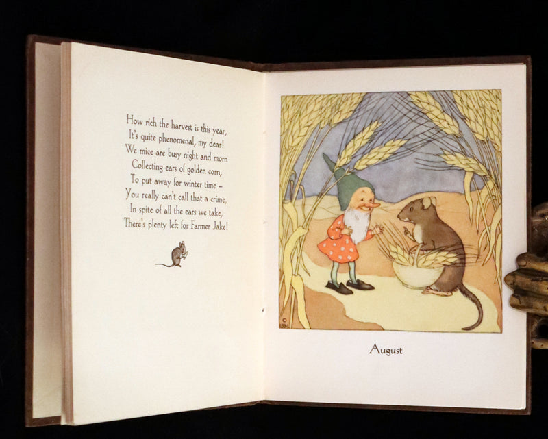 1936 Scarce First UK Edition - THE GNOME'S ALMANACK by Ida Bohatta translated by June Head.