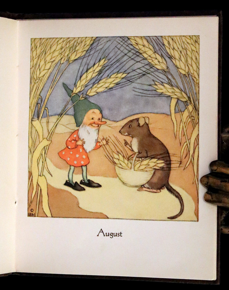 1936 Scarce First UK Edition - THE GNOME'S ALMANACK by Ida Bohatta translated by June Head.