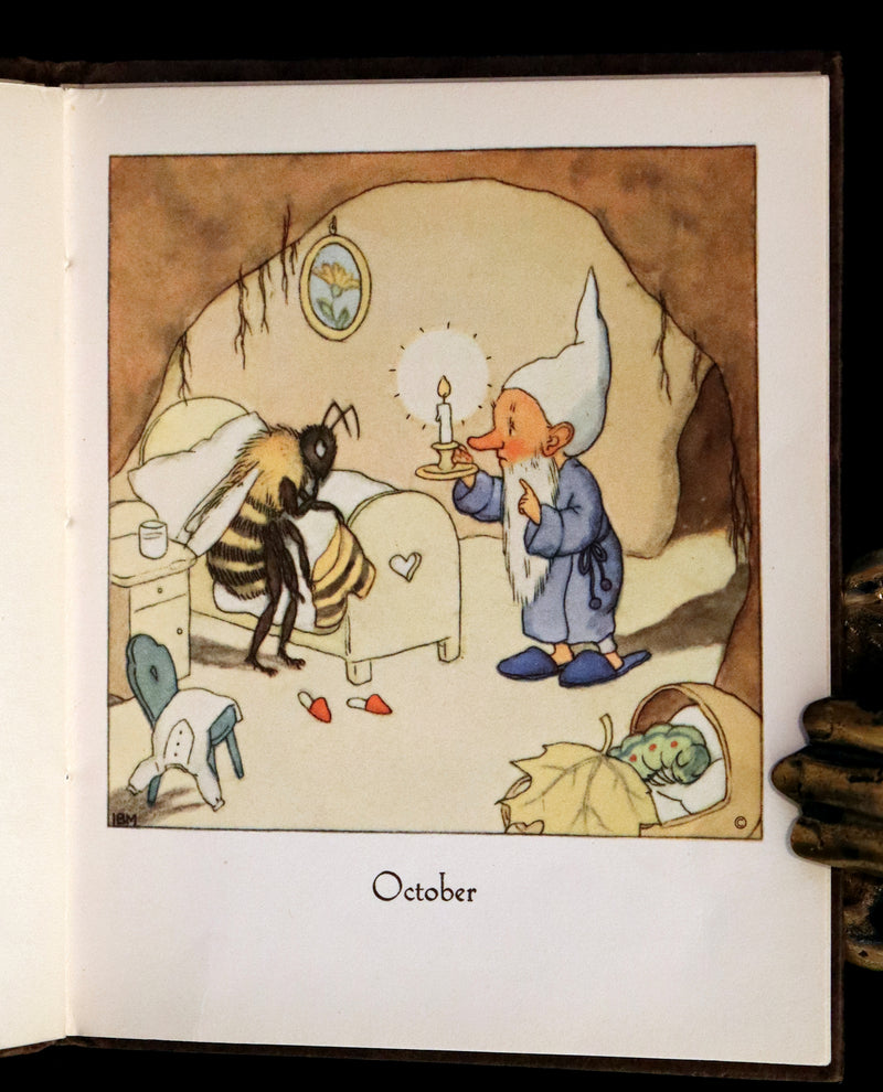 1936 Scarce First UK Edition - THE GNOME'S ALMANACK by Ida Bohatta translated by June Head.