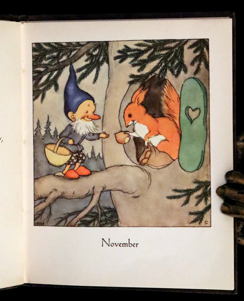 1936 Scarce First UK Edition - THE GNOME'S ALMANACK by Ida Bohatta translated by June Head.