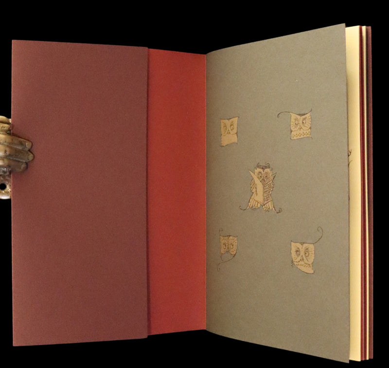 2012 Scarce Signed First Edition - Full Moon Eyes; An Ode to the Wisdom and Forbearance of Owls by Charles Van Sandwyk.