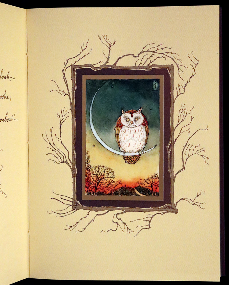 2012 Scarce Signed First Edition - Full Moon Eyes; An Ode to the Wisdom and Forbearance of Owls by Charles Van Sandwyk.