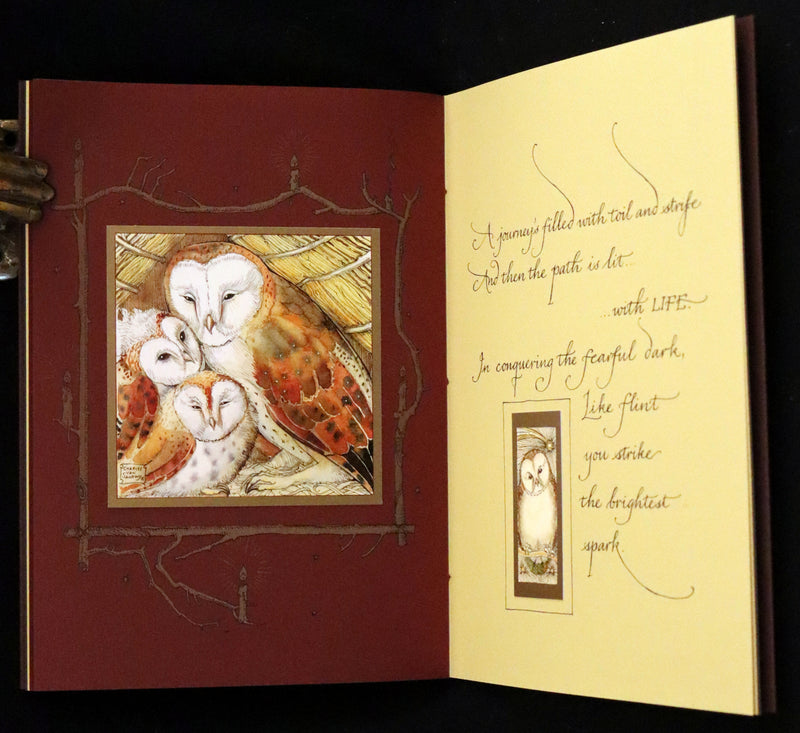 2012 Scarce Signed First Edition - Full Moon Eyes; An Ode to the Wisdom and Forbearance of Owls by Charles Van Sandwyk.