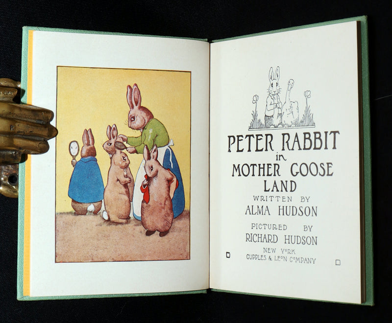 1921 First Edition - Peter Rabbit in Mother Goose Land by Alma Hudson