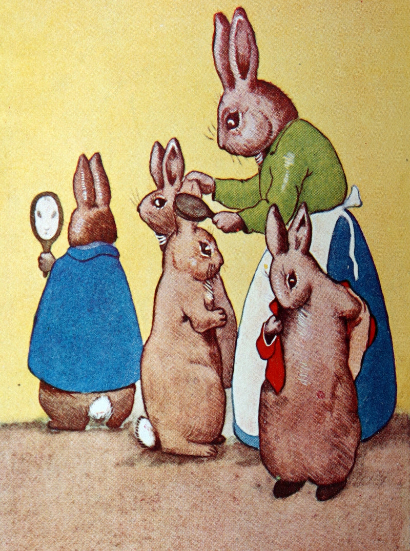 1921 First Edition - Peter Rabbit in Mother Goose Land by Alma Hudson