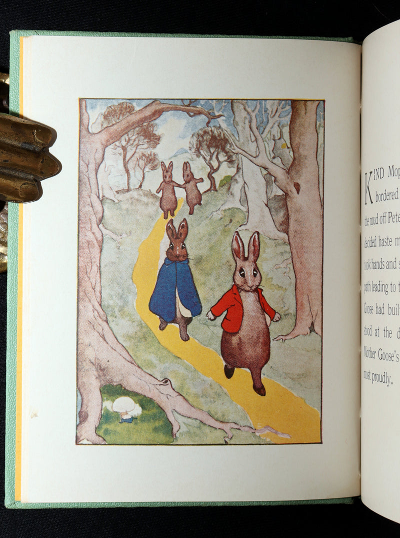 1921 First Edition - Peter Rabbit in Mother Goose Land by Alma Hudson