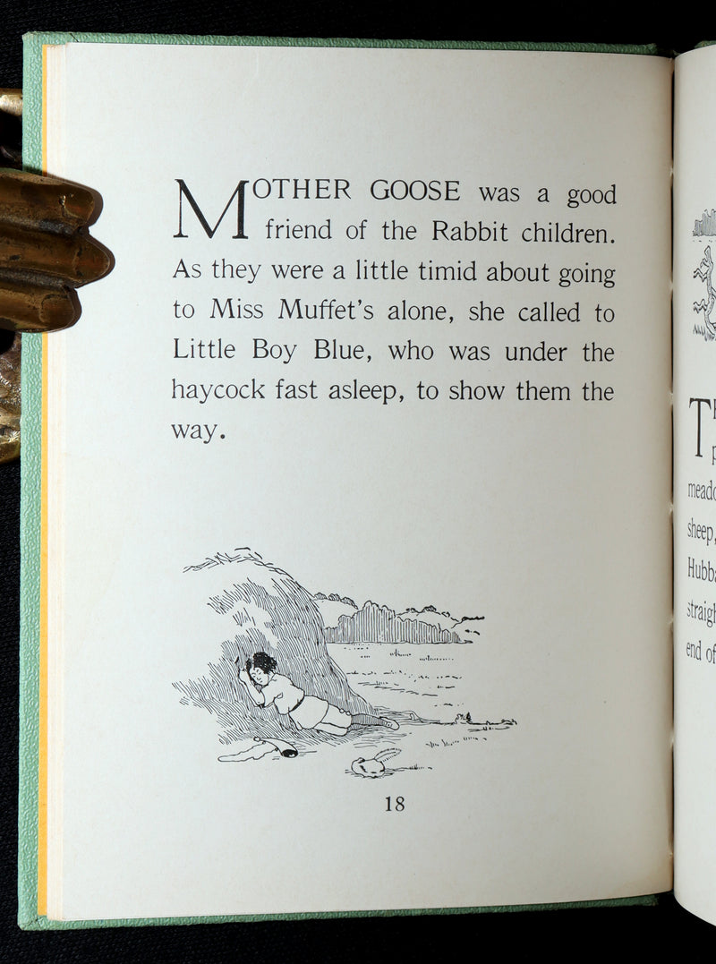 1921 First Edition - Peter Rabbit in Mother Goose Land by Alma Hudson