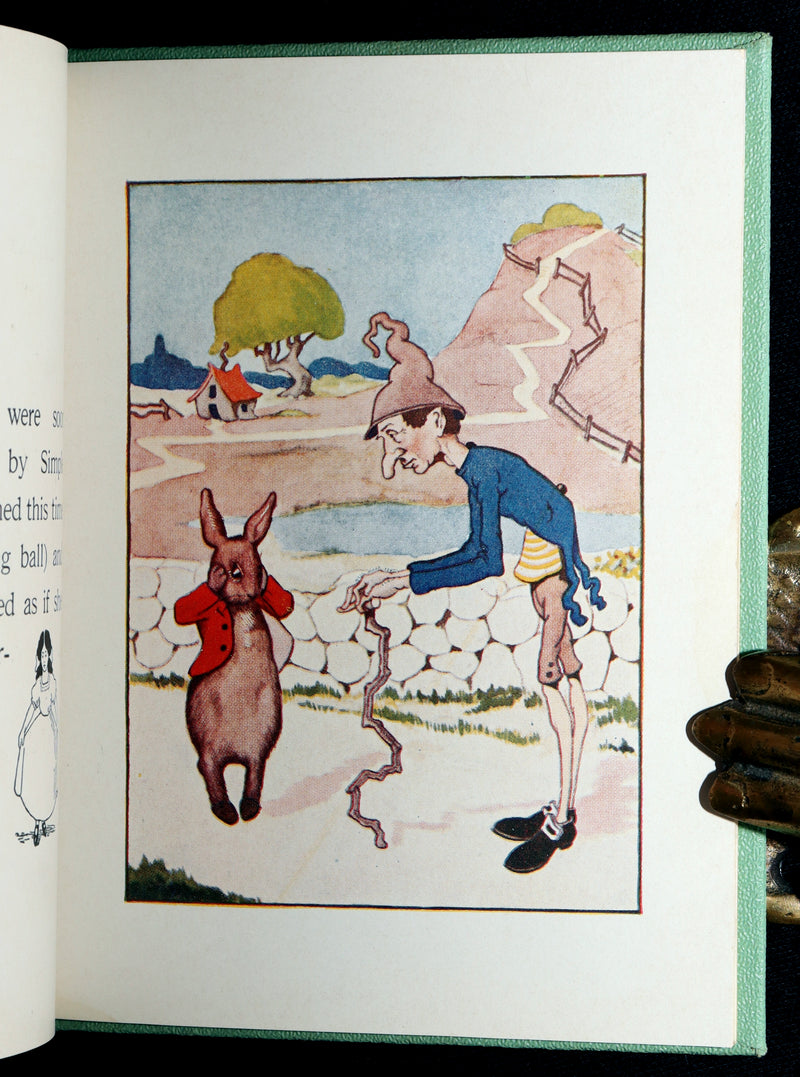 1921 First Edition - Peter Rabbit in Mother Goose Land by Alma Hudson