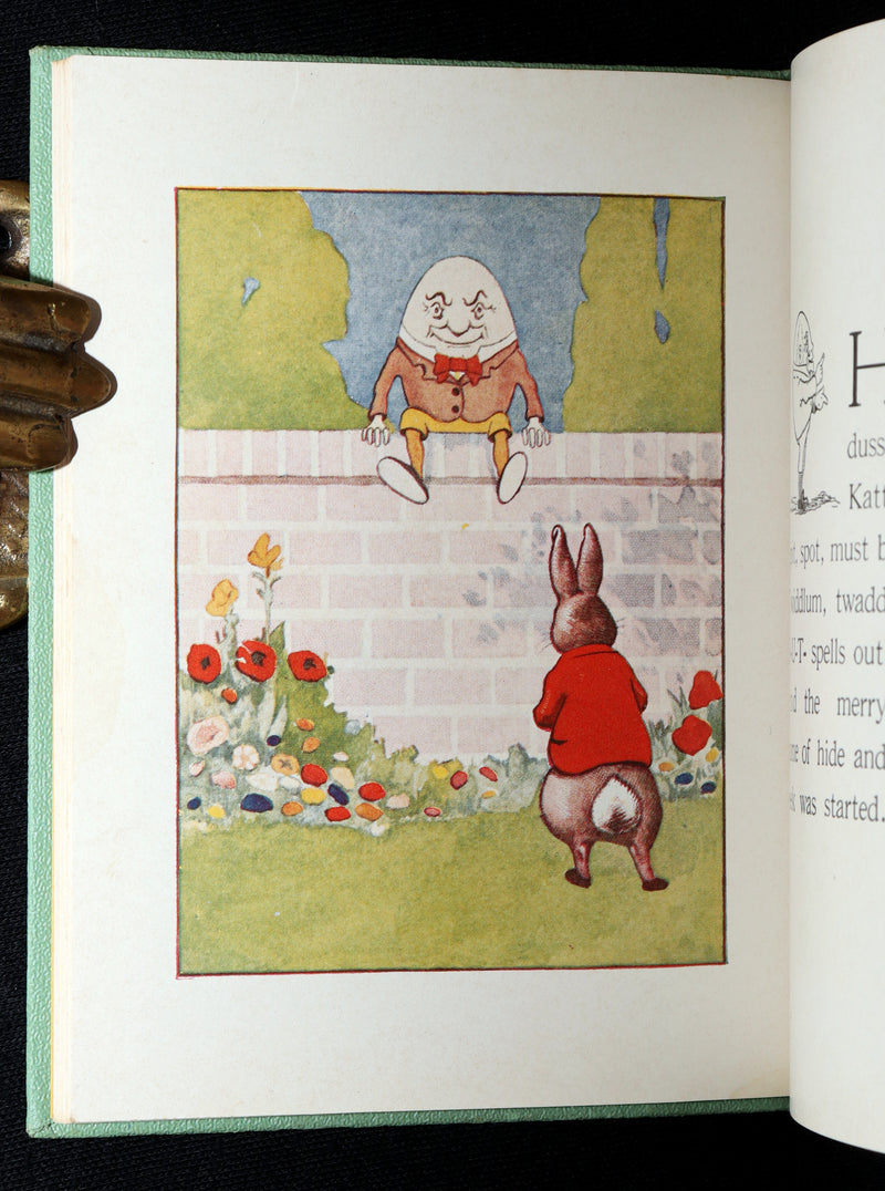 1921 First Edition - Peter Rabbit in Mother Goose Land by Alma Hudson