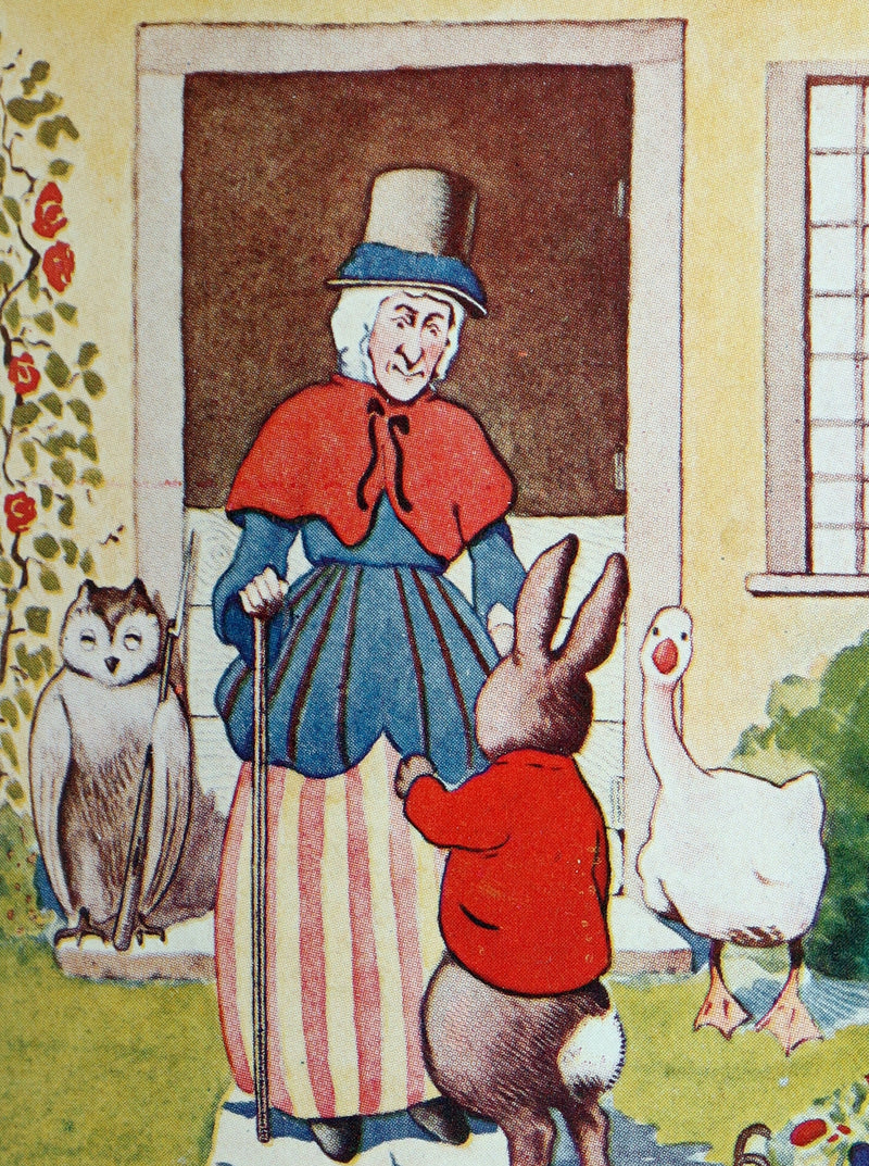 1921 First Edition - Peter Rabbit in Mother Goose Land by Alma Hudson