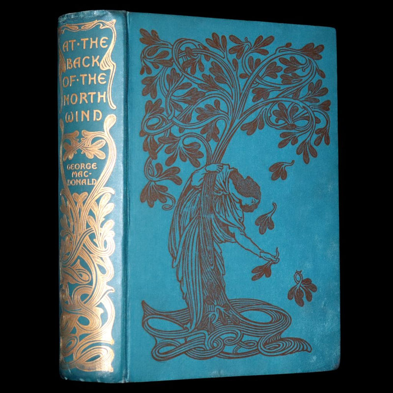 1900 Rare Book - At the Back of the North Wind by George MacDonald illustrated by Arthur Hughes.