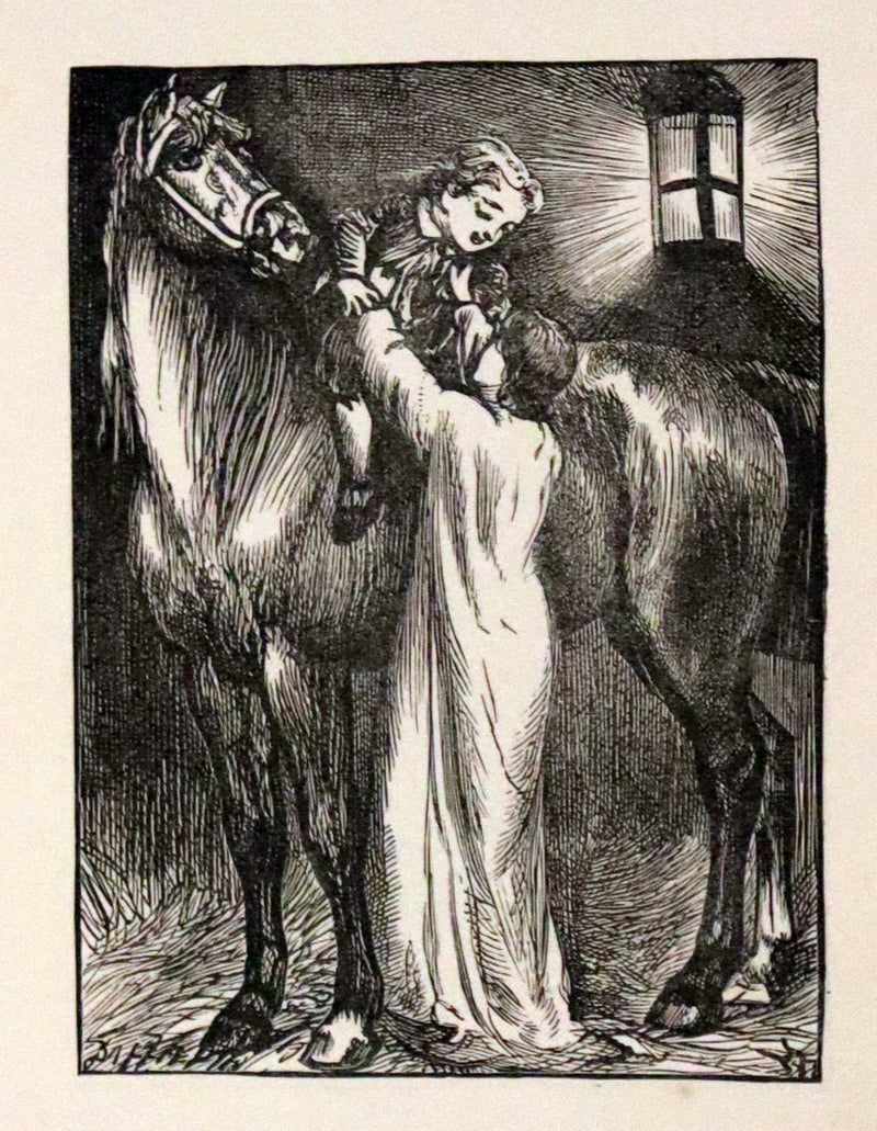 1900 Rare Book - At the Back of the North Wind by George MacDonald illustrated by Arthur Hughes.