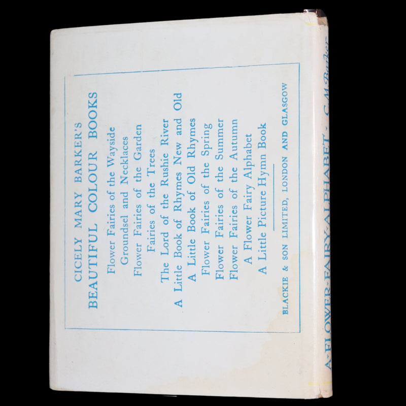 1955 Rare Book -  A Flower Fairy Alphabet (Flower Fairies) by Cicely Mary Barker.