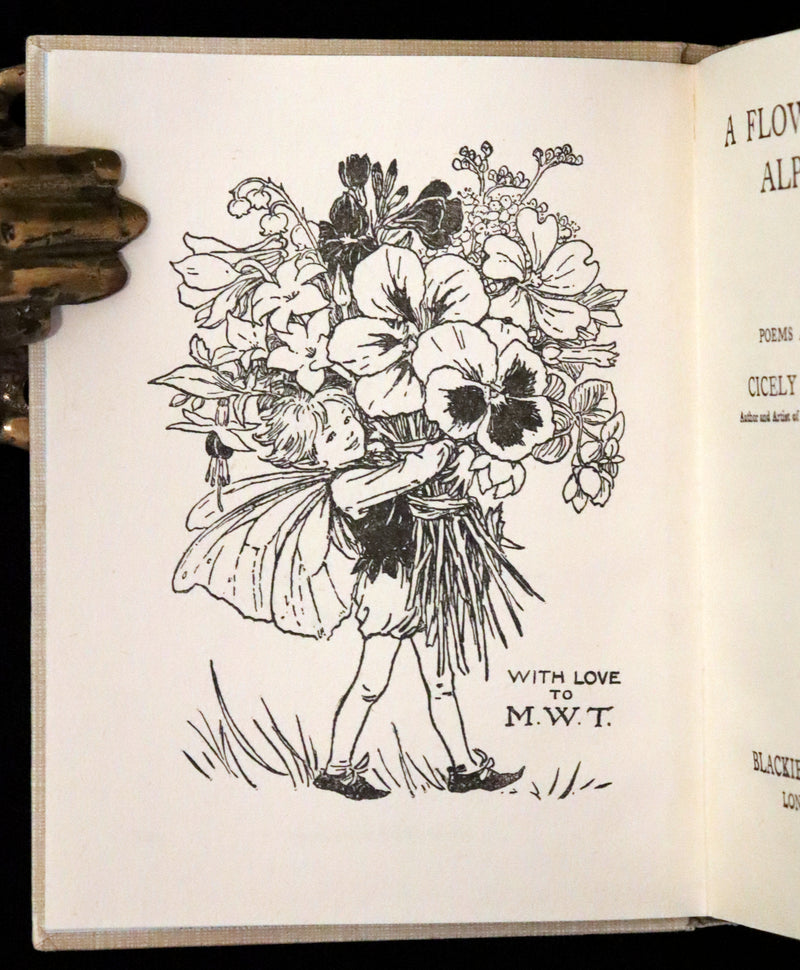 1955 Rare Book -  A Flower Fairy Alphabet (Flower Fairies) by Cicely Mary Barker.
