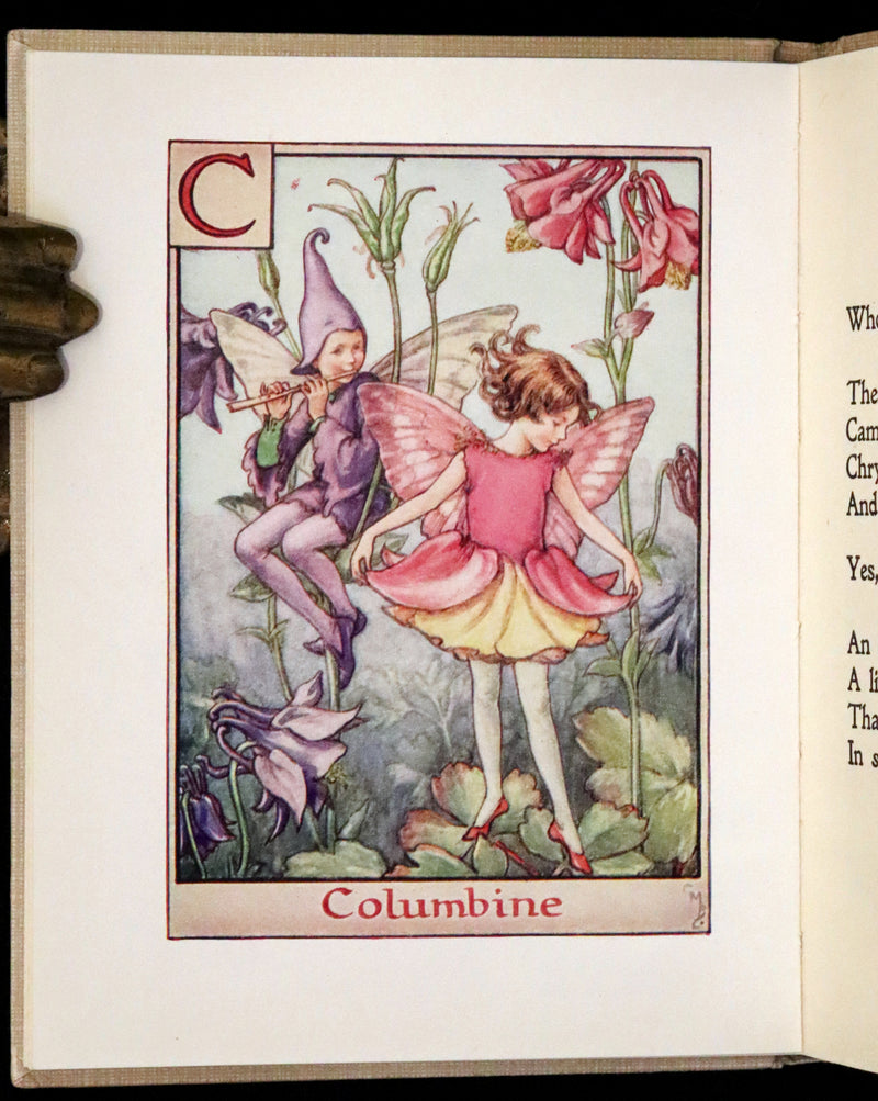 1955 Rare Book -  A Flower Fairy Alphabet (Flower Fairies) by Cicely Mary Barker.