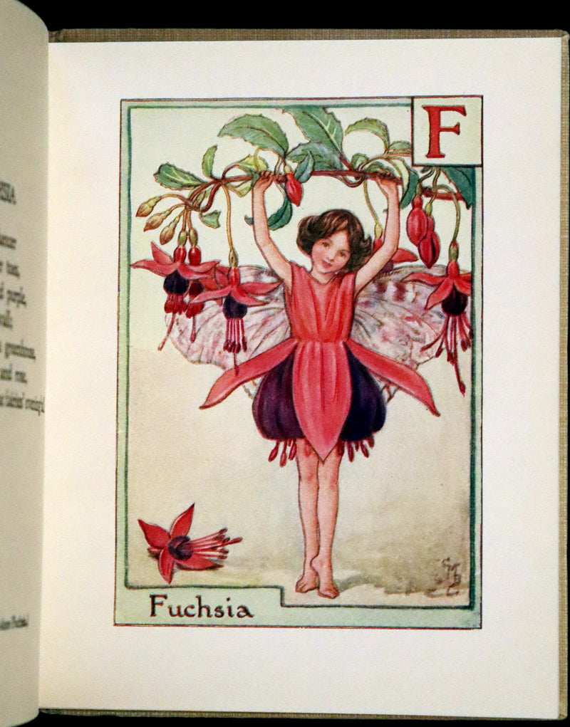 1955 Rare Book -  A Flower Fairy Alphabet (Flower Fairies) by Cicely Mary Barker.