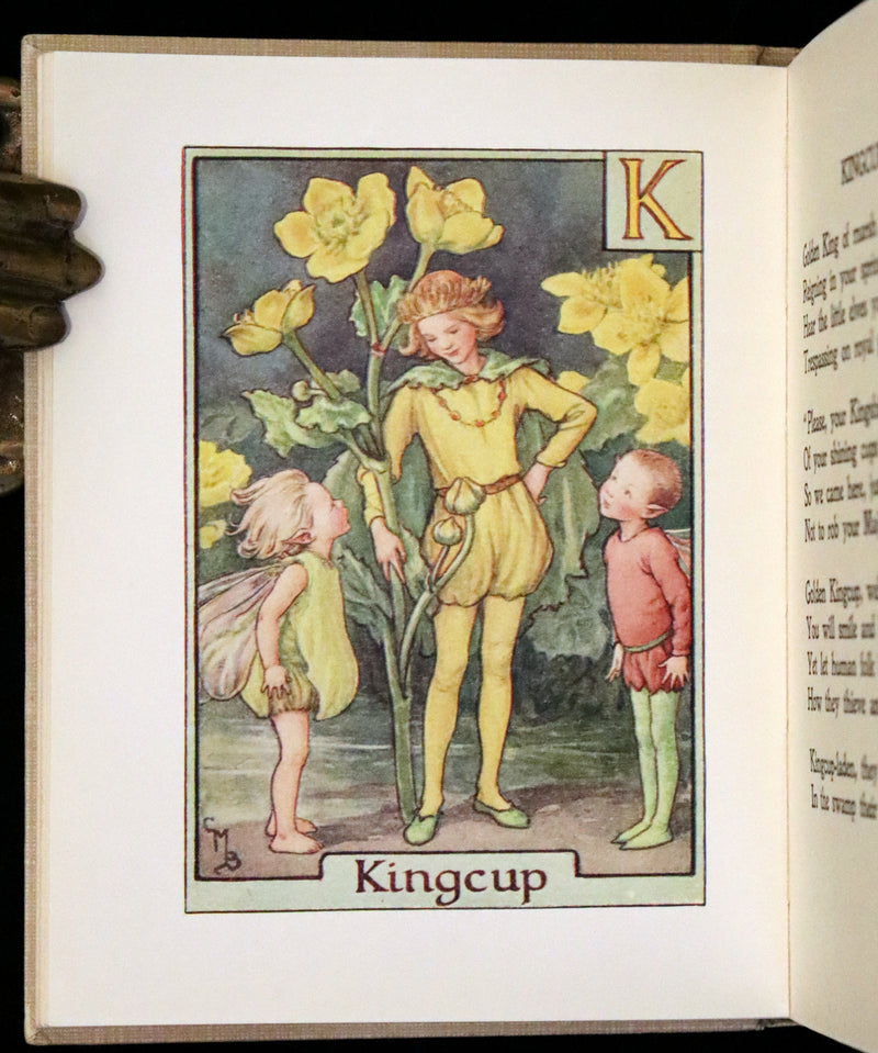 1955 Rare Book -  A Flower Fairy Alphabet (Flower Fairies) by Cicely Mary Barker.