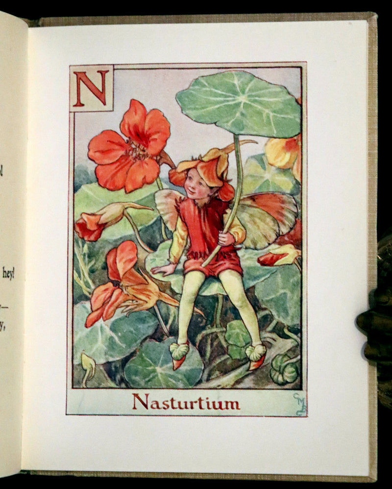 1955 Rare Book -  A Flower Fairy Alphabet (Flower Fairies) by Cicely Mary Barker.