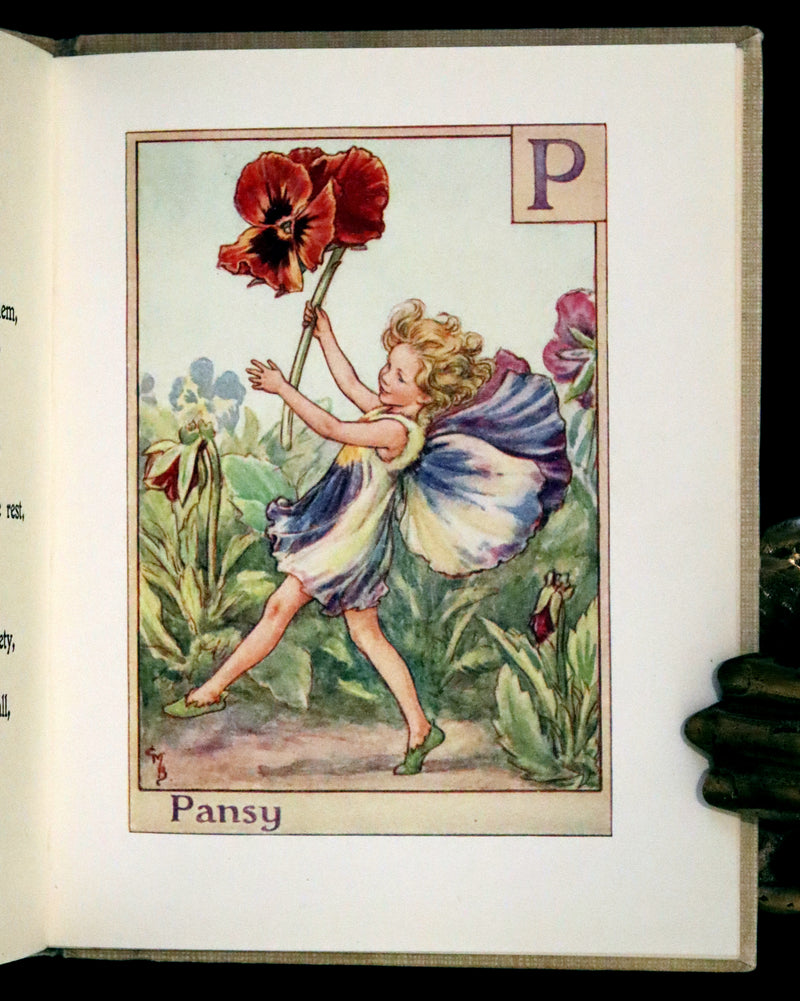 1955 Rare Book -  A Flower Fairy Alphabet (Flower Fairies) by Cicely Mary Barker.