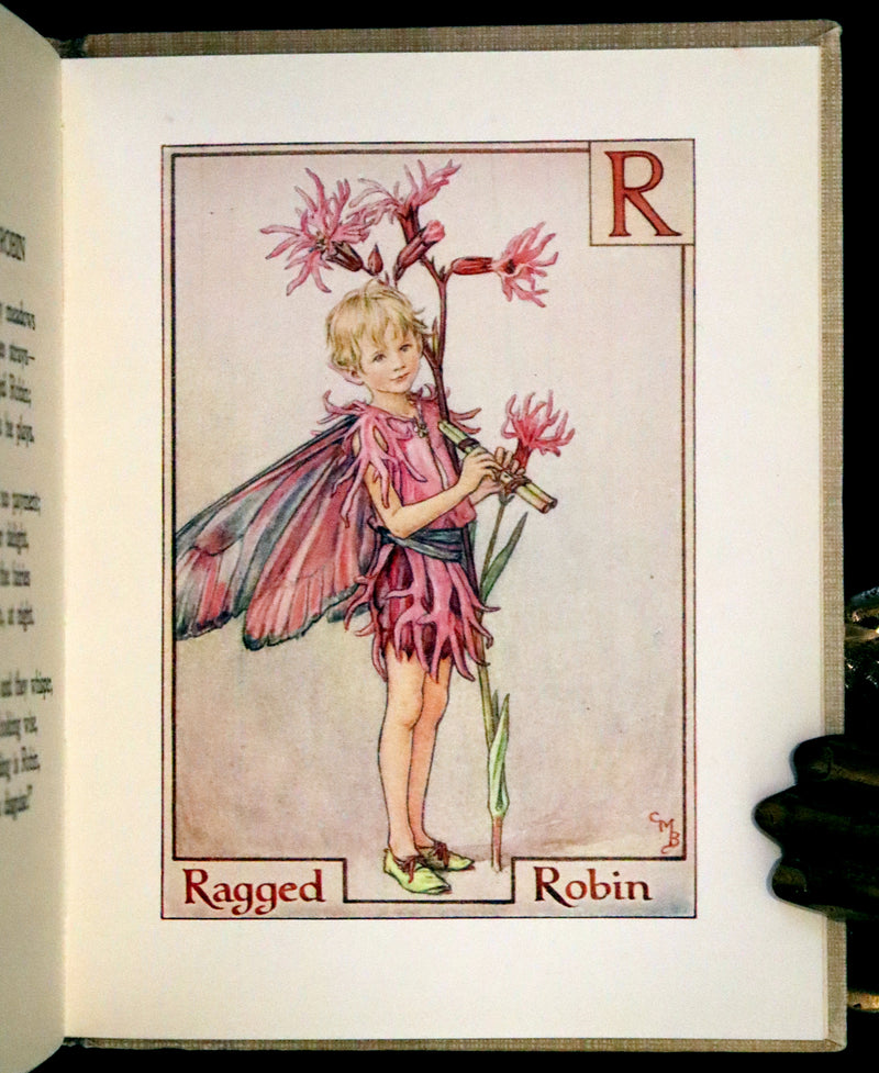 1955 Rare Book -  A Flower Fairy Alphabet (Flower Fairies) by Cicely Mary Barker.