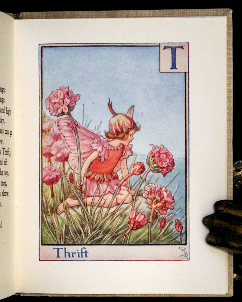 1955 Rare Book -  A Flower Fairy Alphabet (Flower Fairies) by Cicely Mary Barker.