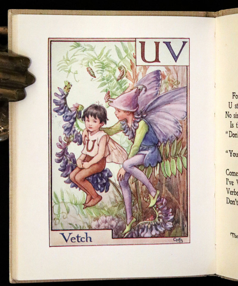 1955 Rare Book -  A Flower Fairy Alphabet (Flower Fairies) by Cicely Mary Barker.
