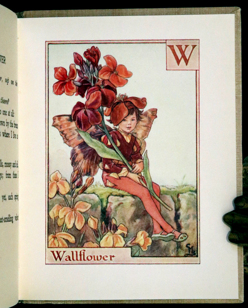 1955 Rare Book -  A Flower Fairy Alphabet (Flower Fairies) by Cicely Mary Barker.