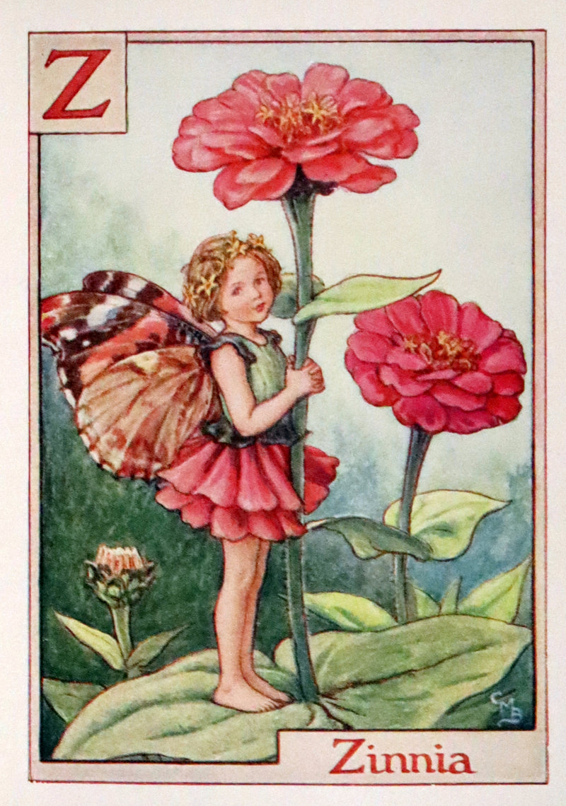 1955 Rare Book -  A Flower Fairy Alphabet (Flower Fairies) by Cicely Mary Barker.
