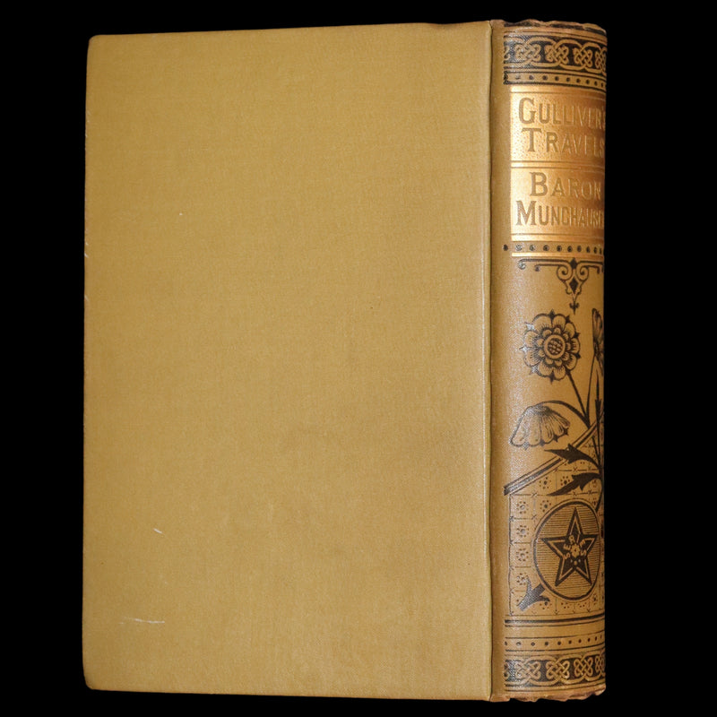 1880 Rare Book - Gulliver's Travels Into Several Remote Nations of the World & Baron Munchausen, Illustrated.