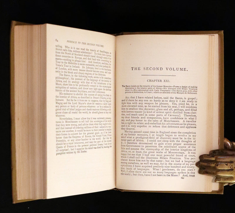 1880 Rare Book - Gulliver's Travels Into Several Remote Nations of the World & Baron Munchausen, Illustrated.