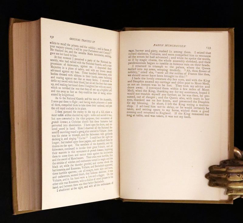 1880 Rare Book - Gulliver's Travels Into Several Remote Nations of the World & Baron Munchausen, Illustrated.