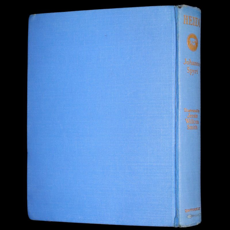 1922 Rare Book - HEIDI by Johanna Spyri illustrated in color by Jessie Willcox Smith.