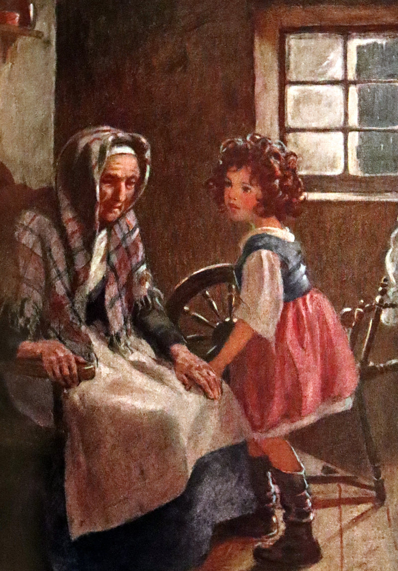 1922 Rare Book - HEIDI by Johanna Spyri illustrated in color by Jessie Willcox Smith.