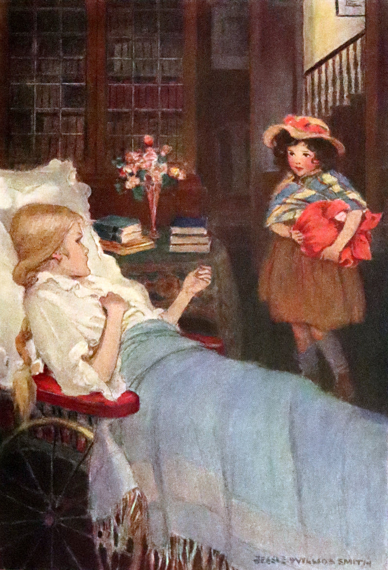 1922 Rare Book - HEIDI by Johanna Spyri illustrated in color by Jessie Willcox Smith.