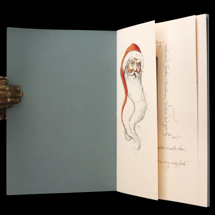 2018 Scarce First Edition - A Conversation with Old St. Nick at the North Pole by Charles van Sandwyk.