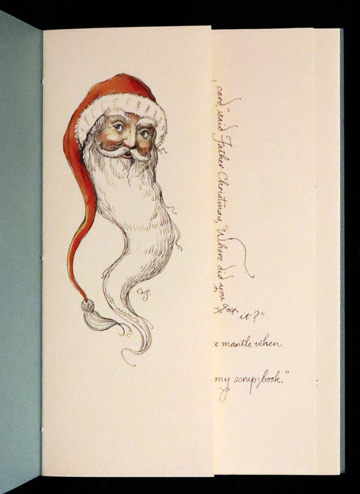 2018 Scarce First Edition - A Conversation with Old St. Nick at the North Pole by Charles van Sandwyk.