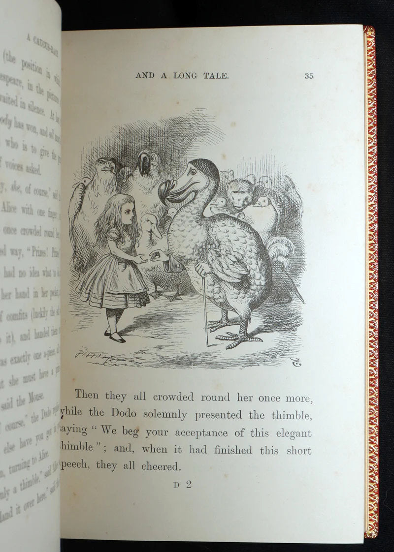 1899 Rare Zaehnsdorf Binding - Alice’s Adventures in Wonderland by Lewis Carroll