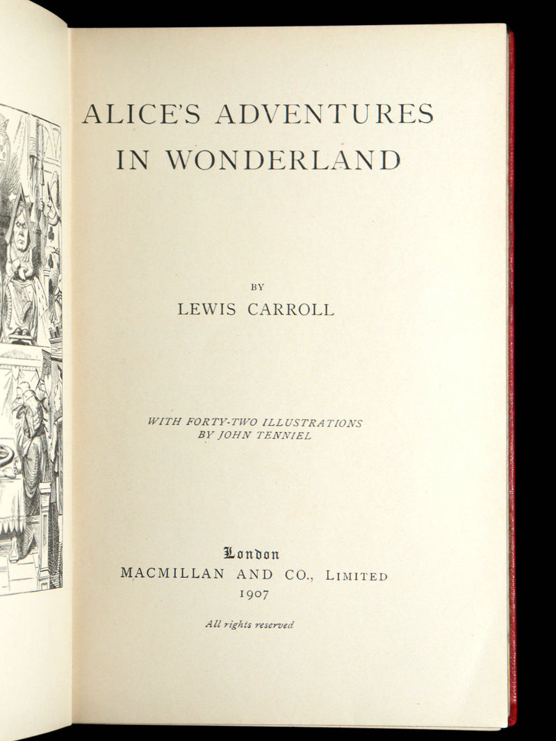 1907 First Edition of the Miniature Edition - Alice’s Adventures in Wonderland