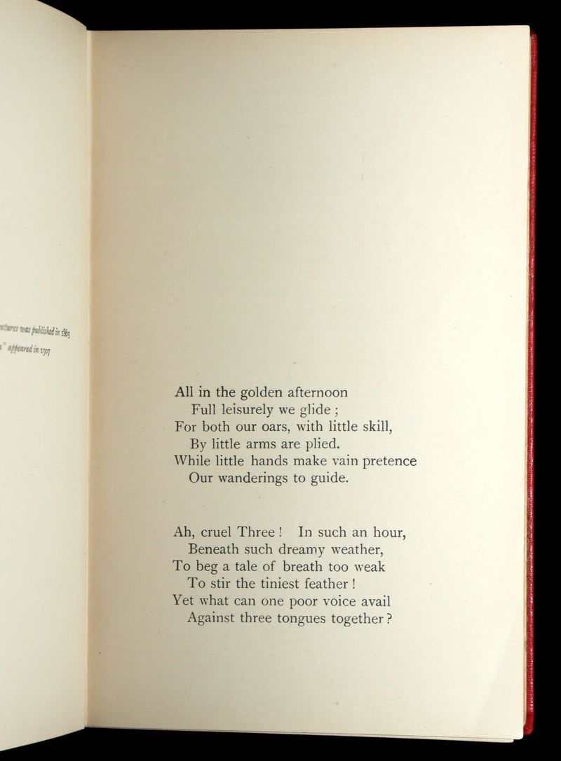 1907 First Edition of the Miniature Edition - Alice’s Adventures in Wonderland