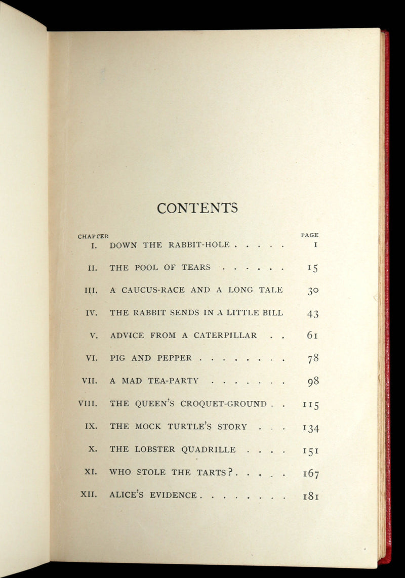 1907 First Edition of the Miniature Edition - Alice’s Adventures in Wonderland
