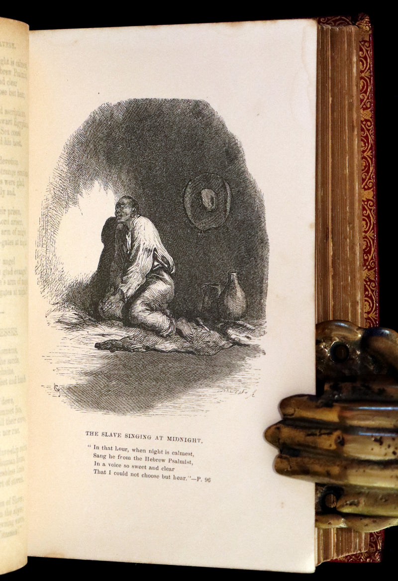 1862 Rare Victorian Book - The Poetical Works of Longfellow Illustrated by Sir John Gilbert.