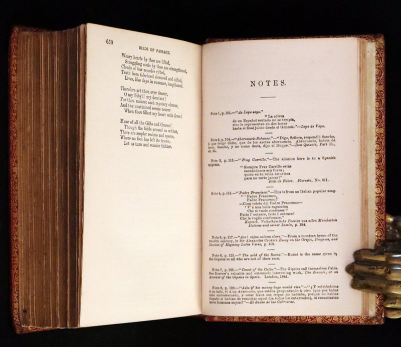 1862 Rare Victorian Book - The Poetical Works of Longfellow Illustrated by Sir John Gilbert.