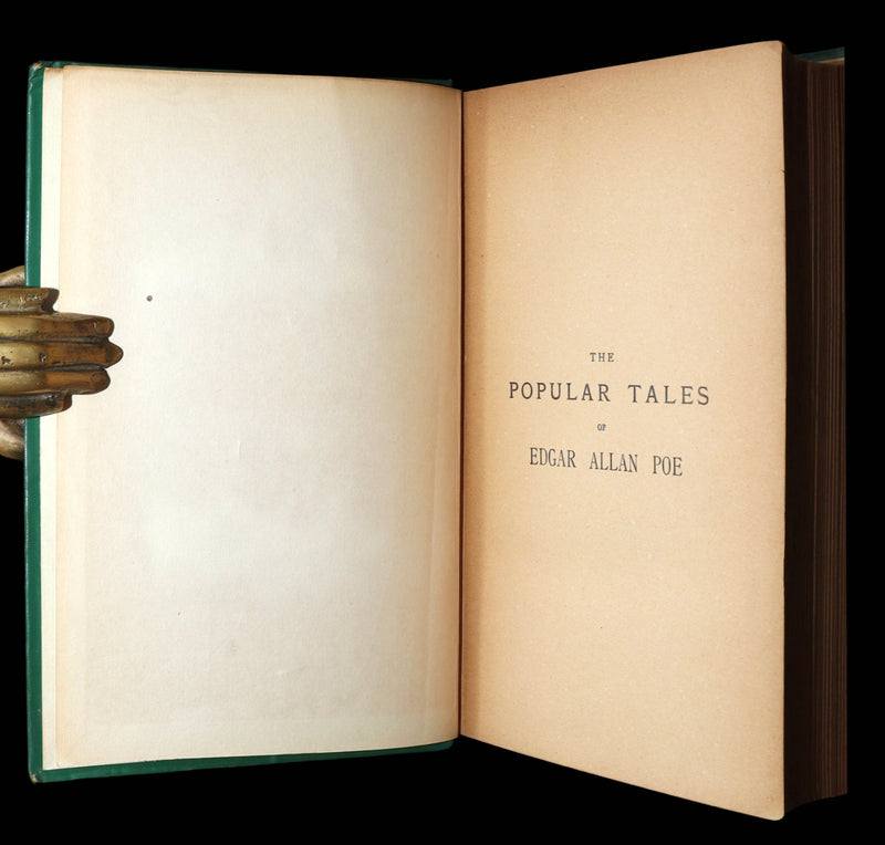 1891 Rare Victorian Edition - The Popular Tales of Edgar Allan Poe