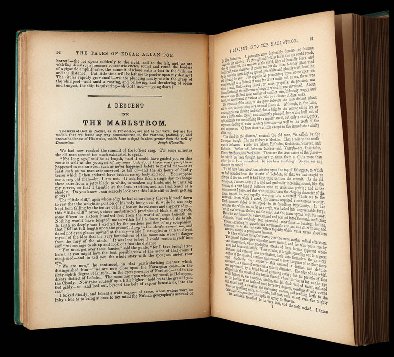 1891 Rare Victorian Edition - The Popular Tales of Edgar Allan Poe